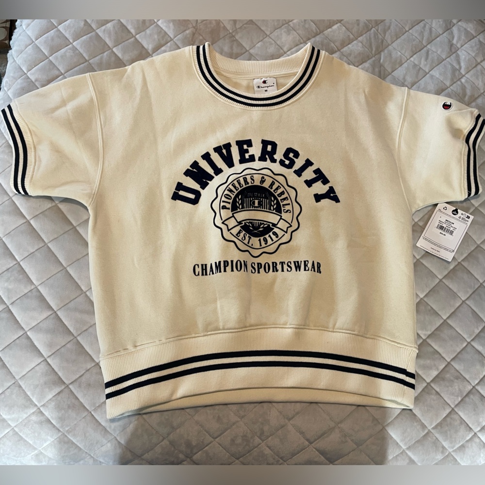 Champion University Cream Sweatshirt